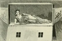 An illustration from Magic; stage illusions and scientific diversions, including trick photography (1897)