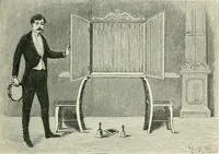 An illustration from Magic; stage illusions and scientific diversions, including trick photography (1897)