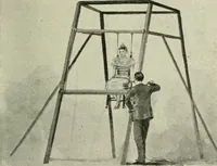 An illustration from Magic; stage illusions and scientific diversions, including trick photography (1897)