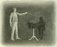 An illustration from Magic; stage illusions and scientific diversions, including trick photography (1897)