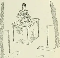 An illustration from Magic; stage illusions and scientific diversions, including trick photography (1897)