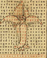 An illustration from Magnencij Rabani Mauri De laudib[us] sancte Crucis opus erudicione versu prosaq[ue] mirificum (1503)