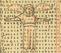 An illustration from Magnencij Rabani Mauri De laudib[us] sancte Crucis opus erudicione versu prosaq[ue] mirificum (1503)