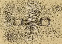 An illustration from Magnetische Kraftfelder : die Erscheinungen des Magnetismus, Elektromagnetismus und der Induktion dargestellt auf Grund des Kraftlinien-Begriffe (1905)