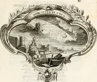 An illustration from Magnus in ortu; maximus in meridie; major in occasu : semperque serenissimus principum sol Maximilianus Emanuel, utr. Bav. & Palat. Sup. Dux., Com. Pal. Rheni, S.R. Imp. Archidap. & Elector, Landr. Leucht. &c., seu, Apparatus funebris litterarius extremis honoribus ejusdem Serenmi. ac Potentissimi Princ. Electoris adornatus, cùm in Elect. Templo Cler. Reg. solennes exequiae eidem piissimè defuncto electori celebrarentur (1727)