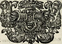 An illustration from Magnus in ortu; maximus in meridie; major in occasu : semperque serenissimus principum sol Maximilianus Emanuel, utr. Bav. & Palat. Sup. Dux., Com. Pal. Rheni, S.R. Imp. Archidap. & Elector, Landr. Leucht. &c., seu, Apparatus funebris litterarius extremis honoribus ejusdem Serenmi. ac Potentissimi Princ. Electoris adornatus, cùm in Elect. Templo Cler. Reg. solennes exequiae eidem piissimè defuncto electori celebrarentur (1727)