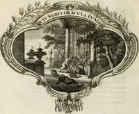 An illustration from Magnus in ortu; maximus in meridie; major in occasu : semperque serenissimus principum sol Maximilianus Emanuel, utr. Bav. & Palat. Sup. Dux., Com. Pal. Rheni, S.R. Imp. Archidap. & Elector, Landr. Leucht. &c., seu, Apparatus funebris litterarius extremis honoribus ejusdem Serenmi. ac Potentissimi Princ. Electoris adornatus, cùm in Elect. Templo Cler. Reg. solennes exequiae eidem piissimè defuncto electori celebrarentur (1727)