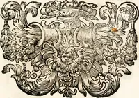 An illustration from Magnus in ortu; maximus in meridie; major in occasu : semperque serenissimus principum sol Maximilianus Emanuel, utr. Bav. & Palat. Sup. Dux., Com. Pal. Rheni, S.R. Imp. Archidap. & Elector, Landr. Leucht. &c., seu, Apparatus funebris litterarius extremis honoribus ejusdem Serenmi. ac Potentissimi Princ. Electoris adornatus, cùm in Elect. Templo Cler. Reg. solennes exequiae eidem piissimè defuncto electori celebrarentur (1727)