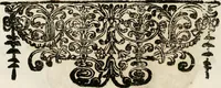 An illustration from Magnus in ortu; maximus in meridie; major in occasu : semperque serenissimus principum sol Maximilianus Emanuel, utr. Bav. & Palat. Sup. Dux., Com. Pal. Rheni, S.R. Imp. Archidap. & Elector, Landr. Leucht. &c., seu, Apparatus funebris litterarius extremis honoribus ejusdem Serenmi. ac Potentissimi Princ. Electoris adornatus, cùm in Elect. Templo Cler. Reg. solennes exequiae eidem piissimè defuncto electori celebrarentur (1727)