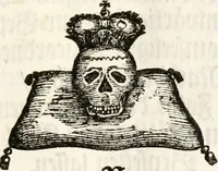 An illustration from Magnus in ortu; maximus in meridie; major in occasu : semperque serenissimus principum sol Maximilianus Emanuel, utr. Bav. & Palat. Sup. Dux., Com. Pal. Rheni, S.R. Imp. Archidap. & Elector, Landr. Leucht. &c., seu, Apparatus funebris litterarius extremis honoribus ejusdem Serenmi. ac Potentissimi Princ. Electoris adornatus, cùm in Elect. Templo Cler. Reg. solennes exequiae eidem piissimè defuncto electori celebrarentur (1727)