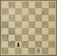 An illustration from The major tactics of chess: a treatise on evolutions; the proper employment of the forces in strategic, tactical, and logistic planes (1898)