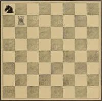 An illustration from The major tactics of chess: a treatise on evolutions; the proper employment of the forces in strategic, tactical, and logistic planes (1898)
