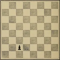 An illustration from The major tactics of chess: a treatise on evolutions; the proper employment of the forces in strategic, tactical, and logistic planes (1898)