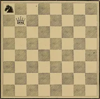 An illustration from The major tactics of chess: a treatise on evolutions; the proper employment of the forces in strategic, tactical, and logistic planes (1898)