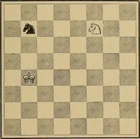 An illustration from The major tactics of chess: a treatise on evolutions; the proper employment of the forces in strategic, tactical, and logistic planes (1898)