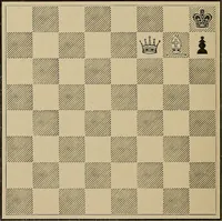 An illustration from The major tactics of chess: a treatise on evolutions; the proper employment of the forces in strategic, tactical, and logistic planes (1898)