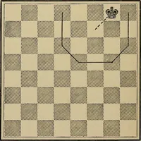 An illustration from The major tactics of chess: a treatise on evolutions; the proper employment of the forces in strategic, tactical, and logistic planes (1898)