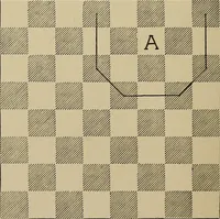 An illustration from The major tactics of chess: a treatise on evolutions; the proper employment of the forces in strategic, tactical, and logistic planes (1898)