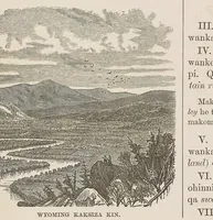 An illustration from Maka-oyakapi. Guyot's Elementary geography, in the Dakota language (1876)