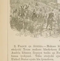 Picture 6 of 9 from Maka-oyakapi. Guyot's Elementary geography, in the Dakota language (1876), leaf 68