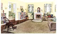 An illustration from Making home homelike : a hand-book on ways and means of decorating and beautifying the home. (1920)