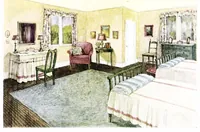 An illustration from Making home homelike : a hand-book on ways and means of decorating and beautifying the home. (1920)