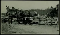 An illustration from The making of a great Canadian railway ; the story of the search for and discovery of the route, and the construction of the nearly completed Grand Trunk Pacific Railway from the Atlantic to the Pacific, with some account of the hardships and stirring adventures of its constructors in unexplored country (1912)