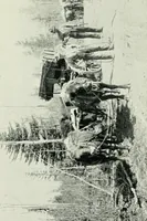 An illustration from The making of a great Canadian railway; the story of the search for and discovery of the search for and discovery of the route, and the constru ction of the nearly completed Grand trunk Pacific railway from the Atlantic to the Pacific, with some account of the hardships and stirring adventures of its constructors in unexplored country (1912)