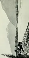 An illustration from The making of a great Canadian railway; the story of the search for and discovery of the search for and discovery of the route, and the constru ction of the nearly completed Grand trunk Pacific railway from the Atlantic to the Pacific, with some account of the hardships and stirring adventures of its constructors in unexplored country (1912)
