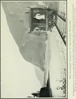 An illustration from The making of a great Canadian railway; the story of the search for and discovery of the search for and discovery of the route, and the constru ction of the nearly completed Grand trunk Pacific railway from the Atlantic to the Pacific, with some account of the hardships and stirring adventures of its constructors in unexplored country (1912)