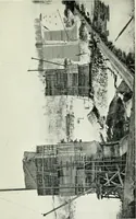 An illustration from The making of a great Canadian railway; the story of the search for and discovery of the search for and discovery of the route, and the constru ction of the nearly completed Grand trunk Pacific railway from the Atlantic to the Pacific, with some account of the hardships and stirring adventures of its constructors in unexplored country (1912)