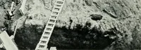 An illustration from The making of a great Canadian railway; the story of the search for and discovery of the search for and discovery of the route, and the constru ction of the nearly completed Grand trunk Pacific railway from the Atlantic to the Pacific, with some account of the hardships and stirring adventures of its constructors in unexplored country (1912)