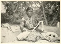 An illustration from The making of a Navajo blanket (1902)