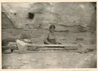 An illustration from The making of a Navajo blanket (1902)