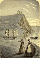 An illustration from Mamie's watchword (1872)