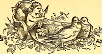 An illustration from Mamie's watchword (1872)
