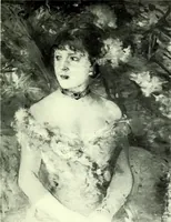 An illustration from Manet and the French impressionists: Pissarro--Claude Monet--Sisley--Renoir--Berthe Morisot--Cézanne--Guillaumin (1910)
