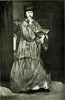 An illustration from Manet and the French impressionists: Pissarro--Claude Monet--Sisley--Renoir--Berthe Morisot--Cézanne--Guillaumin (1910)