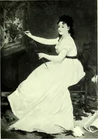 An illustration from Manet and the French impressionists: Pissarro--Claude Monet--Sisley--Renoir--Berthe Morisot--Cézanne--Guillaumin (1910)