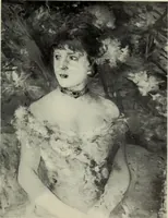 An illustration from Manet and the French impressionists: Pissarro--Claude Monet--Sisley--Renoir--Berthe Morisot--Cézanne--Guillaumin (1910)
