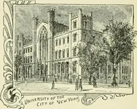 An illustration from Manhattan: historic and artistic; a six day tour of New York city; (1892)