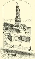An illustration from Manhattan: historic and artistic; a six day tour of New York city; (1892)
