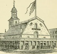 An illustration from Manhattan: historic and artistic; a six day tour of New York city; (1892)