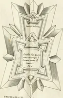 An illustration from Maniere de fortifier de Mr. de Vauban : où l'on voit de quelle méthode on se sert aujourd'hui en France, pour la fortification des places tant régulieres qu'irréguliers : en quoi cette méthode differe des autres, &c. : avec un traité de geometrie qu'on a mis à la tête, pour avoir une parfaite intelligence des fortifications (1689)