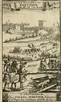 An illustration from Maniere de fortifier de Mr. de Vauban : où l'on voit de quelle méthode on se sert aujourd'hui en France, pour la fortification des places tant régulieres qu'irréguliers : en quoi cette méthode differe des autres, &c. : avec un traité de geometrie qu'on a mis à la tête, pour avoir une parfaite intelligence des fortifications (1689)