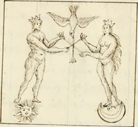 An illustration from Manly Palmer Hall collection of alchemical manuscripts, 1500-1825 (1600)