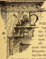 An illustration from Manners, culture and dress of the best American society, including social, commercial and legal forms, letter writing, invitations, &c., also valuable suggestions on self culture and home training (1893)