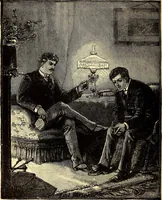 An illustration from Manners, culture and dress of the best American society, including social, commercial and legal forms, letter writing, invitations, &c., also valuable suggestions on self culture and home training (1893)
