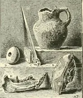 An illustration from Manners and monuments of prehistoric peoples (1892)