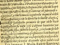 An illustration from Manual breue, y forma de administrar los santos sacramentos à los Indios. (1640)